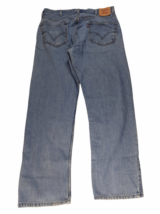 Levi's 505 Regular Fit Jean Medium Wash Blue (Big & Tall: 40 x 34) 505-4891