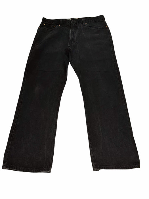 Levi's 505 Regular Fit Jean Dark Wash Charcoal (Big & Tall: 40 x 32) 505-0260