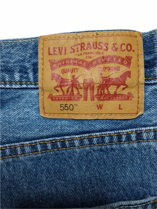 Levi's 550 Relaxed Fit Jeans Men's Med Wash Blue (Size: 48 x 32) 5504891