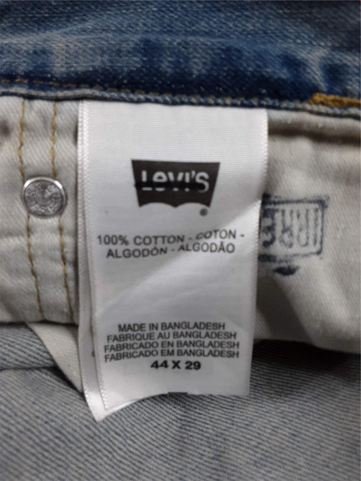 Levi's 505 Regular Fit Jeans Men's Med Wash Jeans (Size: 44 x 29) Irr.