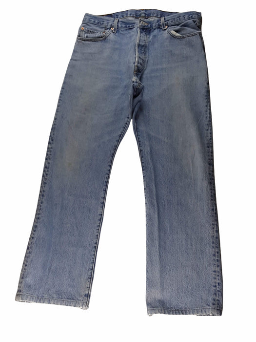 Levi's 501 Original Fit Button Fly Med Wash Blue Jeans (Sz: 36 x 31) 501-0193