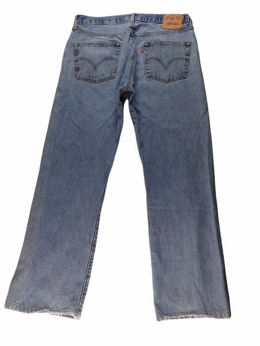 Levi's 501 Original Fit Button Fly Med Wash Blue Jeans (Sz: 36 x 31) 501-0193