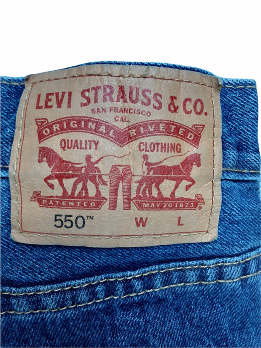 Levi's 550 Relaxed Straight Jeans Medium Wash Jeans (Size: 52 x 29) 5504891