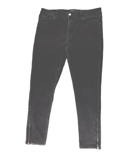 Polo Ralph Lauren High Rise Stretch Skinny Ankle Jeans Black (Plus Size: 16)