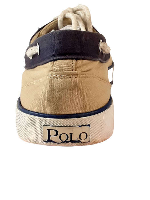 Polo Ralph Lauren Franz Canvas Men's  Boat Shoe Blue/White (Size: 11 D) B11