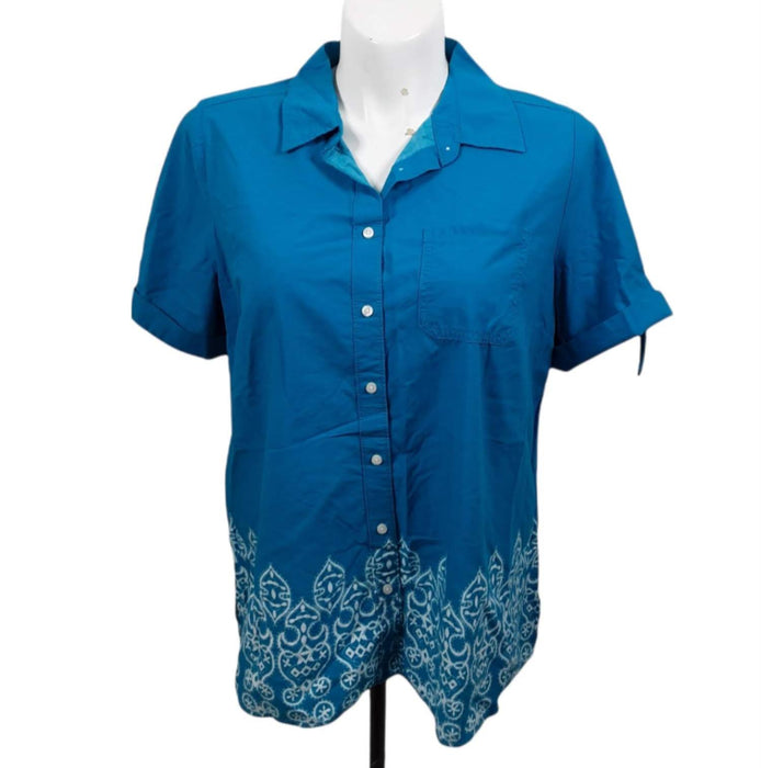 East 5th Women's Luella Border Button Up Top