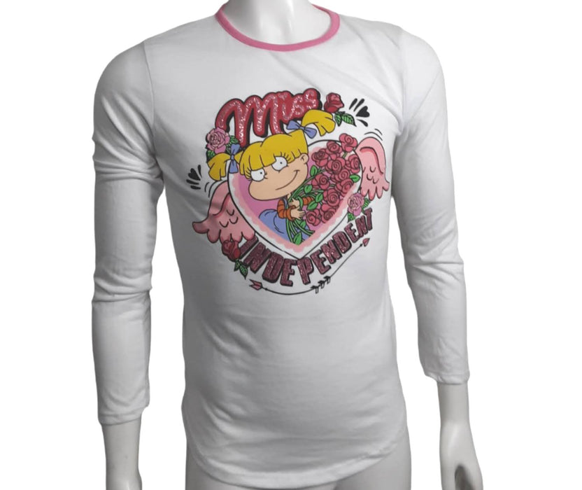 Nickelodeon Girls Rugrats White "Miss Independent" Shirt