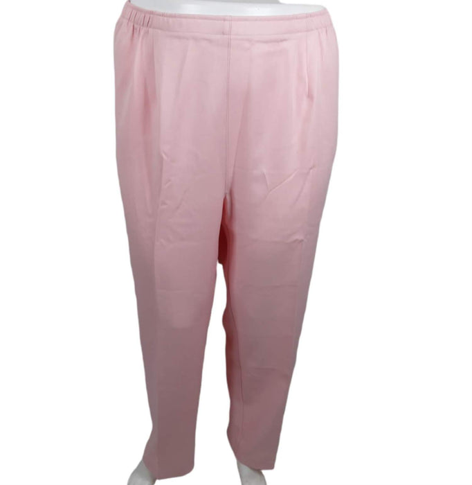 Drapers + Damons Women's Pink Elastic Pants (Size: 24W)