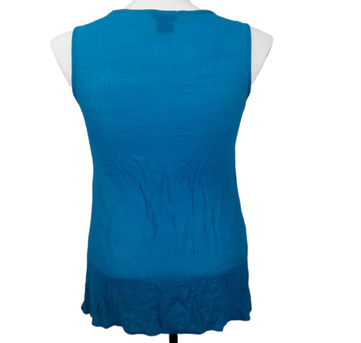 New Direction Women's Touriqouse V-Neck Sleeveless Top (Size: M)