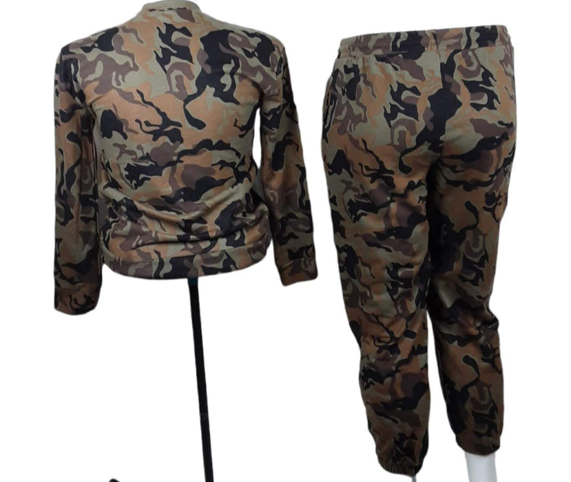 Sabrina Lauren NY Women's Camouflage 2 Pic Sweat Suit