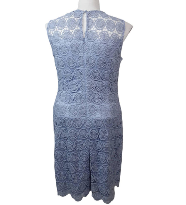 Jessica Howard Women's Blue Sleeveless Lace Formal Dress (Size: 14)