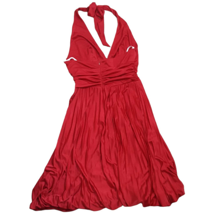 Betsy & Adam Women's Red Halter Dress (Size: 1X)