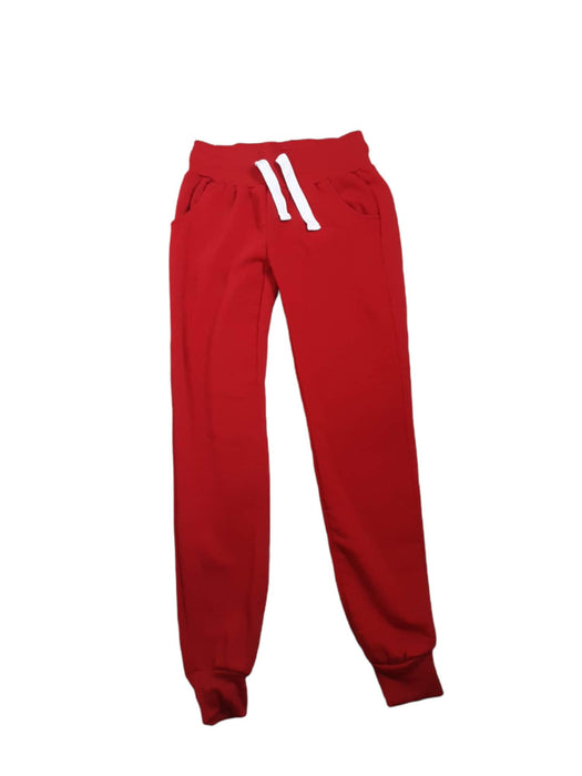 B Free Women's Red Fleece Jogger Sweatpants (Size: M)