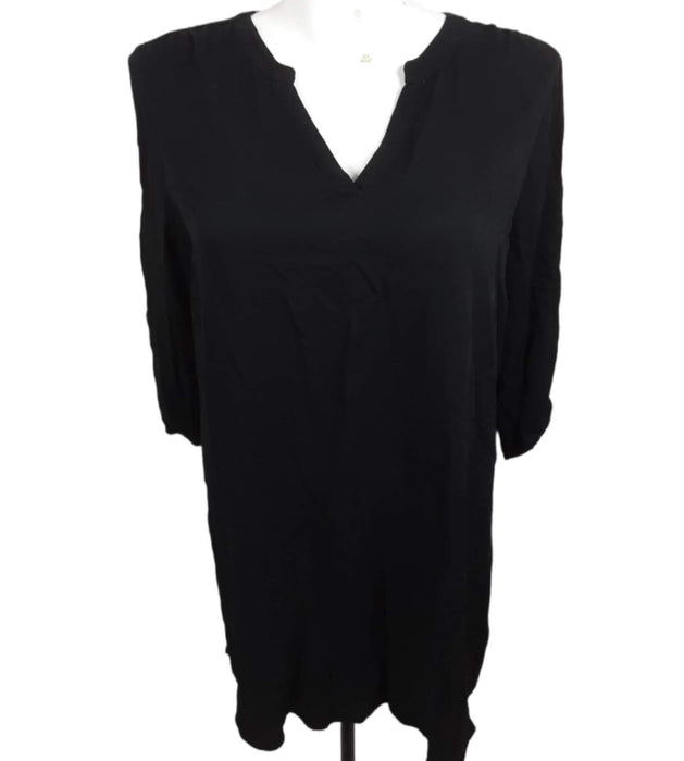 Worthington Black Modern Fit V-Neck Dress (Size: XL)