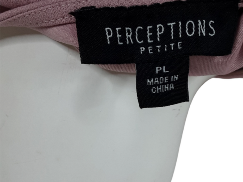 Perceptions NY Women's Pink Jacket (Size: PL)755903802854