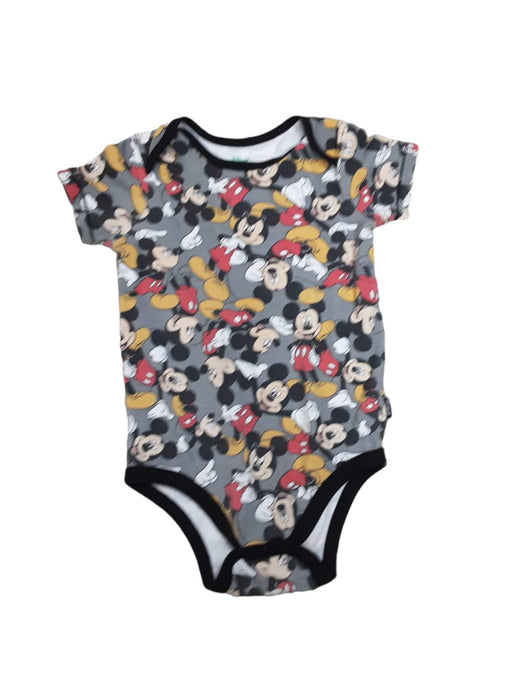 Disney Baby Boy's Gray Mickey Mouse One Piece (Size: 24M)