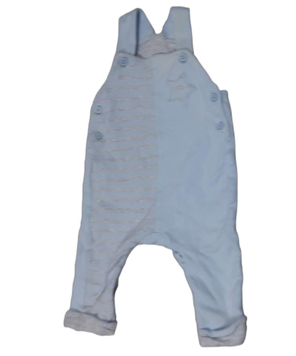 Handmade Baby Boys Blue/Gray Soft Jumpsuit One Piece (Size: 6-9M)