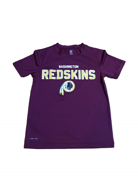 Washington Redskins NFL Team Apparel Kids Athletic T-Shirt Red (Size: Small)