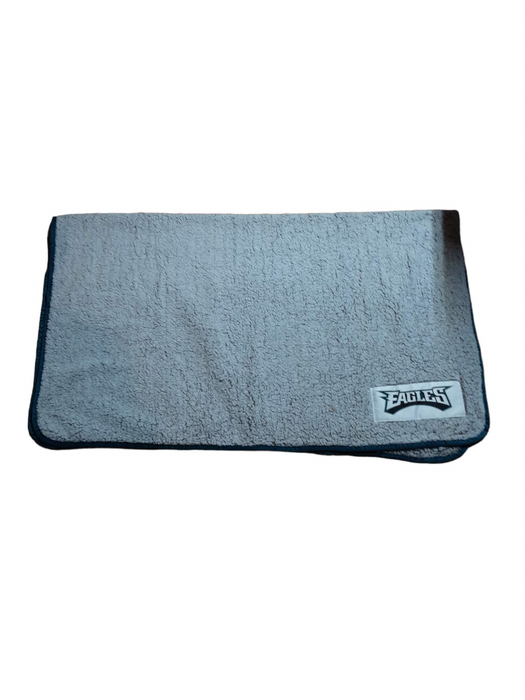 Philadelphia Eagles NFL Fleece Soft Feel Throw Blanket Gray (Size: 50 X 60)