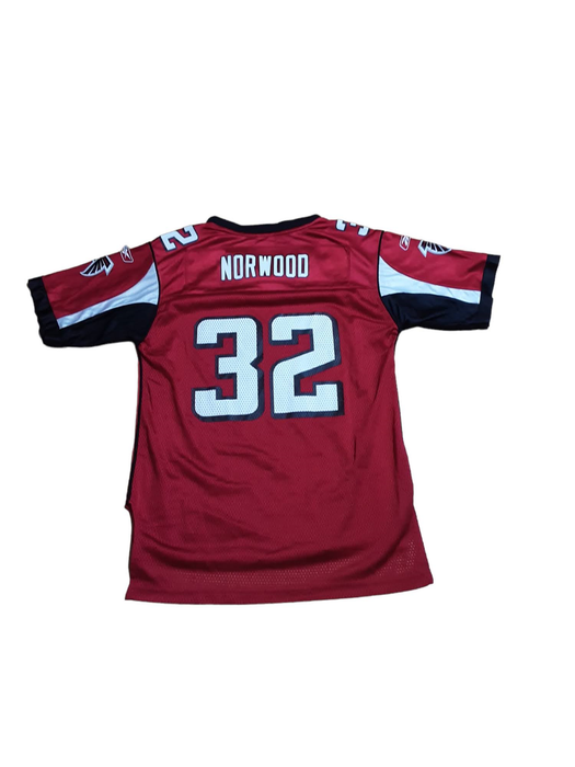 Atlanta Falcons NFL Reebok #32 Norwood Youth Jersey Red (Size: Large 14/16)