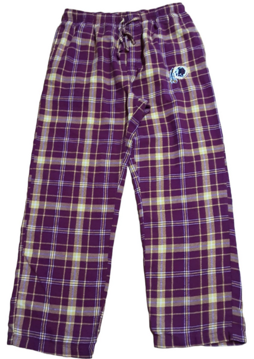 Washington Redskins NFL Team Apparel Men's Plaid Lounge Pants Red (Size: Small)