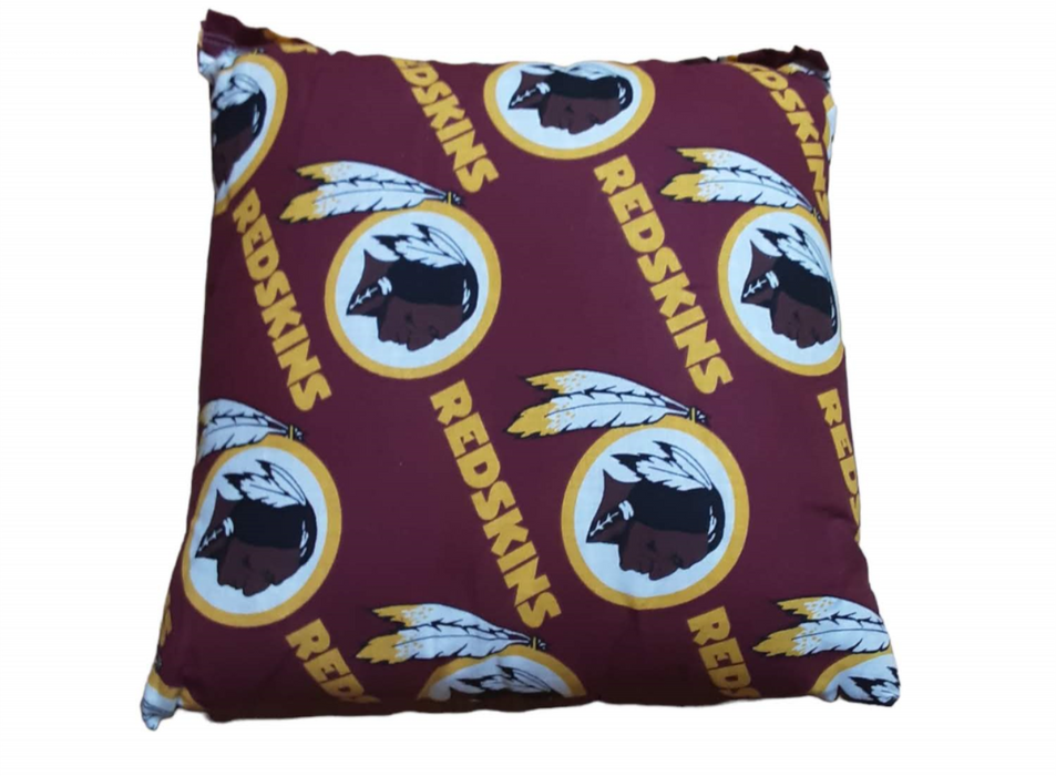 Washington Redskins NFL Handmade Decorative Pillow Red (Size: 17.5 x 18.5)