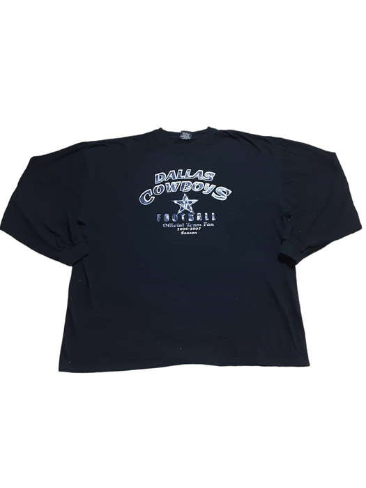 Dallas Cowboys NFL Championship Long Sleeve Shirt Black (Big & Tall Size: 3XL)