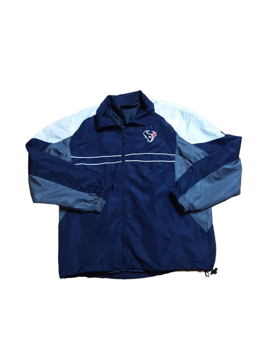 Houston Texans NFL Men's Dunbrooke Windbreaker Jacket Blue (Size: Large)