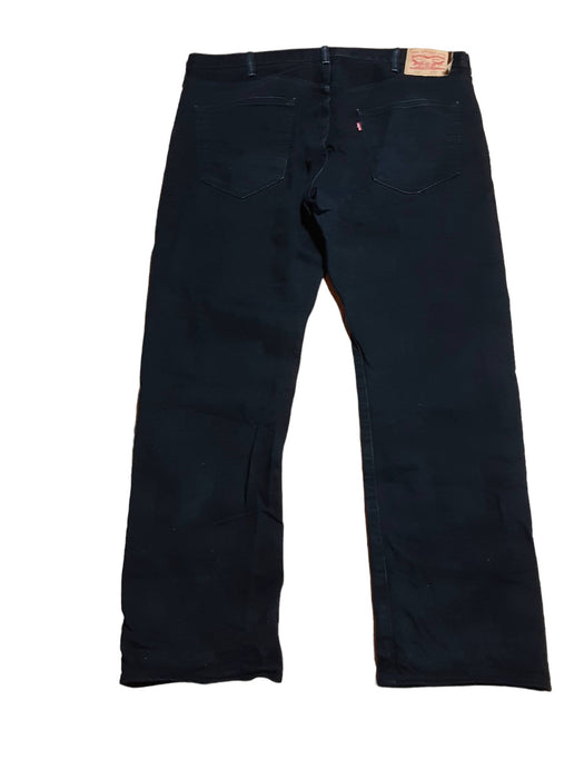 Levi's 501 Men's Original Straight Button Fly Jeans Black (Big & Tall: 42 x 32)