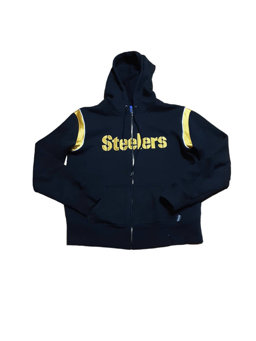 Pittsburgh Steelers NFL Men's Reebok Fleece Full Zip Hoodie Jacket (Size: Small)