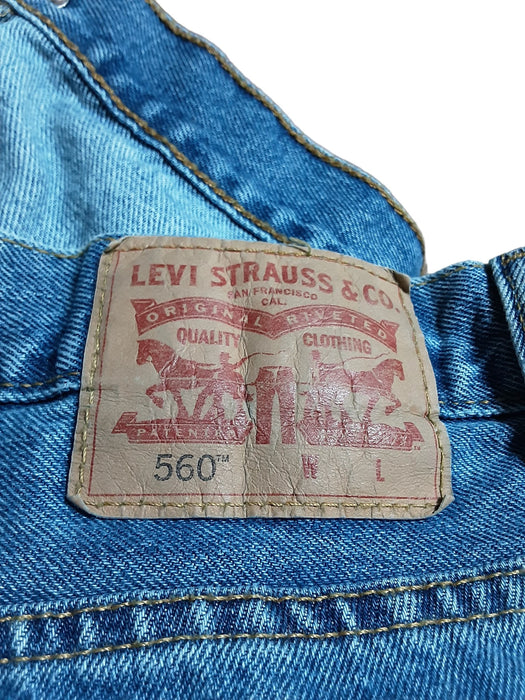 Levi's 560 Men's Comfort Fit Medium Wash Jeans Blue (Big & Tall: 52 x 30)