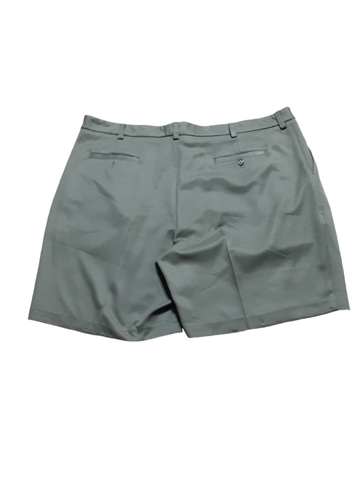 IZOD Men's Xtreme Function Golf Pleated Shorts Olive Green (Big & Tall: 44 x 8)