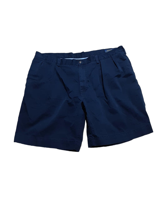 Polo Ralph Lauren Men's Pleated Classic Fit Shorts Navy Blue (Size: 40 x 9)