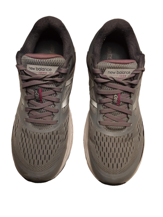 New Balance 840v4 Grey Pink Athletic Running Shoes Women's (Size: 10) W840GO4