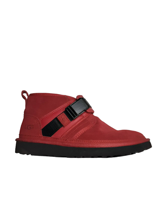 Ugg Neumel Snapback Red Black Ankle Boots Men's (Size: 9) 1118570