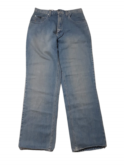 Luxe-T Men's Straight Fit Blue Jeans (Size: 36 X 34)