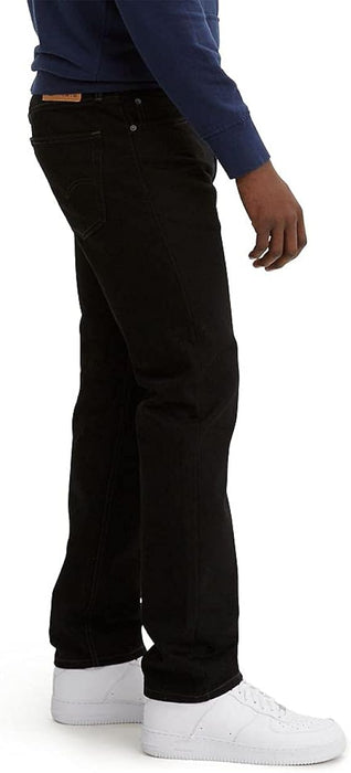 Levi's 505 Regular Fit Jean Dark Wash Black (Big & Tall: 52 x 29) NWT