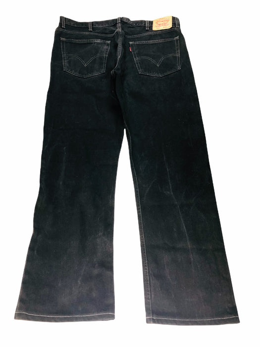 Levi's 505 Regular Fit Jean Dark Wash Black (Big & Tall: 40 x 34) 505-0260