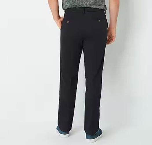 St John's Bay Men's Chino Stretch Classic Fit Pants Navy (Sizes: 34, 40 )