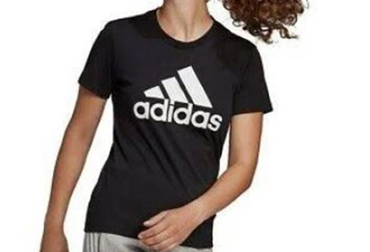 adidas Women's Essentials Performance Tee's Blk/Wht (Sz: XS,S,M,2XL) GL00722