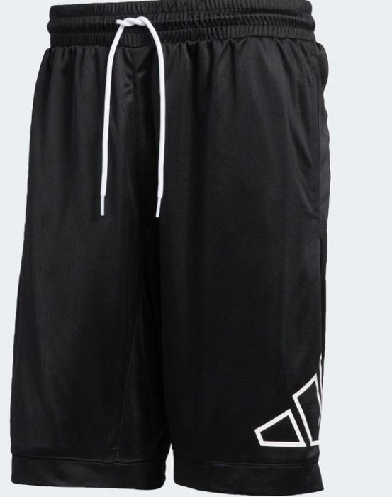 adidas Big Logo Basket Ball Shorts Black/White (Sizes: 2XL) GT3018