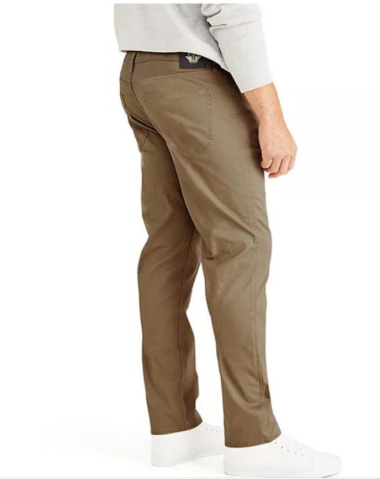 Dockers Classic Fit All-Season Flex Jean-Cut Tech Pants Khaki (36, 48)