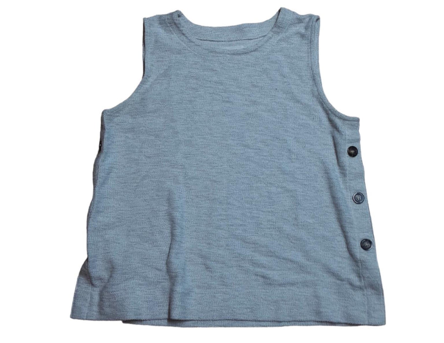 Louis & Grey Women's Round Neck Sleeveless Knitted Sweater Gray (Size: XLarge)