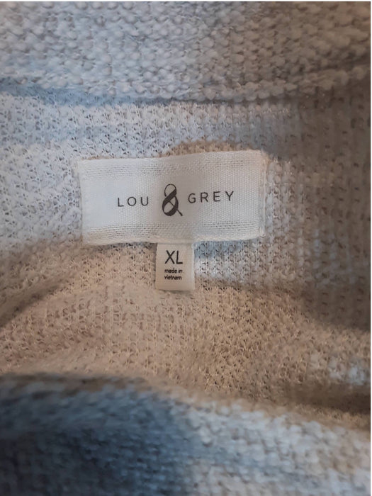 Louis & Grey Women's Round Neck Sleeveless Knitted Sweater Gray (Size: XLarge)