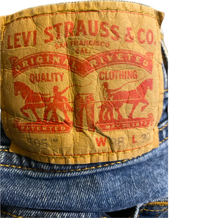 Levi's 505 Regular Fit Flex Men Jeans Medium Wash Jeans (Size: 38 x 30) 505-2106