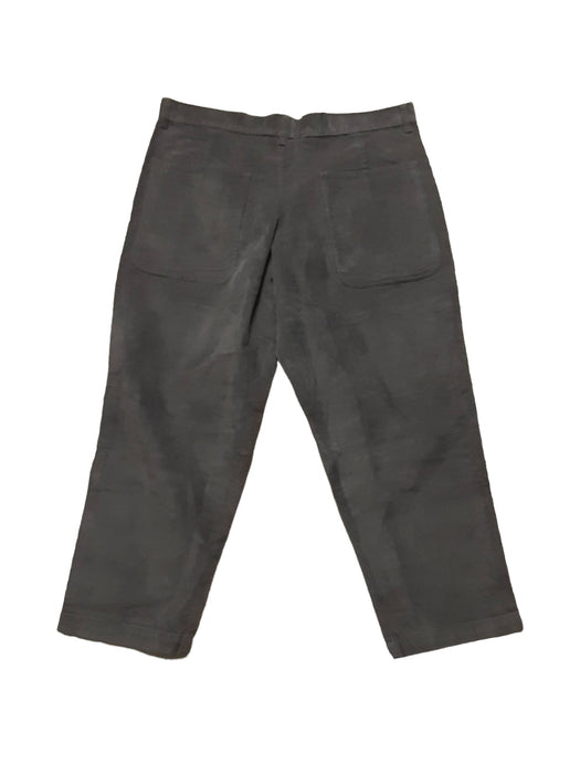 Arizona Men's Corduroy Relaxed Wide Leg Pants Charcoal (Size: 36 x 32)