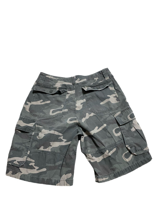 Highland Outfitters Ripstop Camo Cargo Shorts Green (Size: 32 x 10)