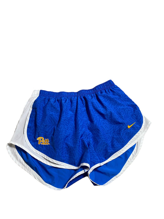 Pitt Panthers NCAA Women's Nike Dri-fit Performance Shorts Blue (Size: XXL)