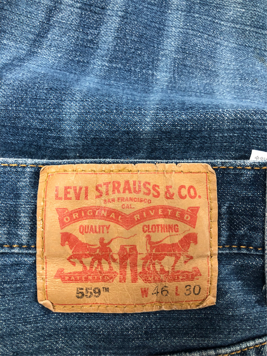 Levi's 559 Relaxed Fit Medium Wash Blue Jeans Men's (Size: 46 x 30) 015592765