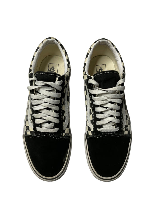 Vans Checkerboard Old Skool Black White Skateboarding Shoes Men (Sz: 12) 507698